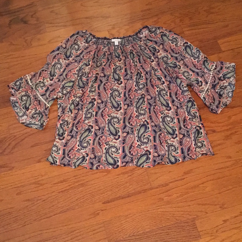 Pasley Westport 3x super cute shirt bell sleeve